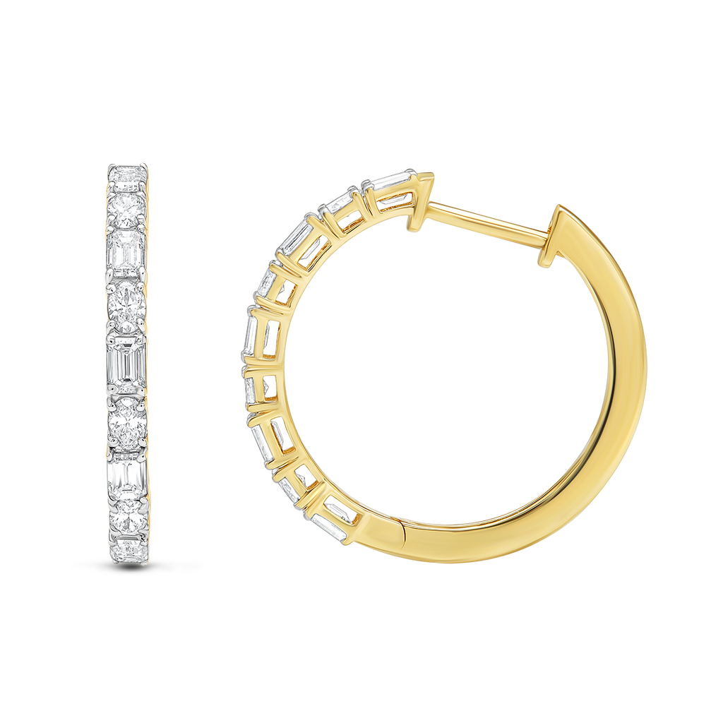 diamond jewellery aukera half eternity hoop earrings