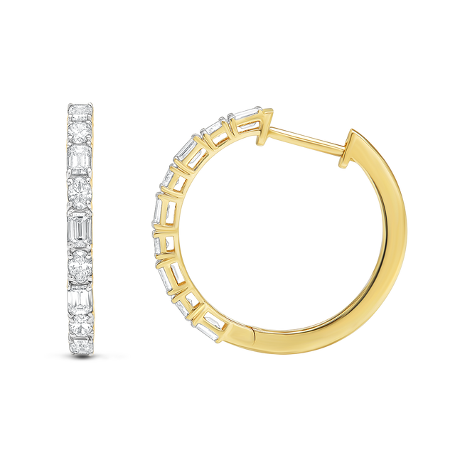 diamond jewellery aukera half eternity hoop earrings