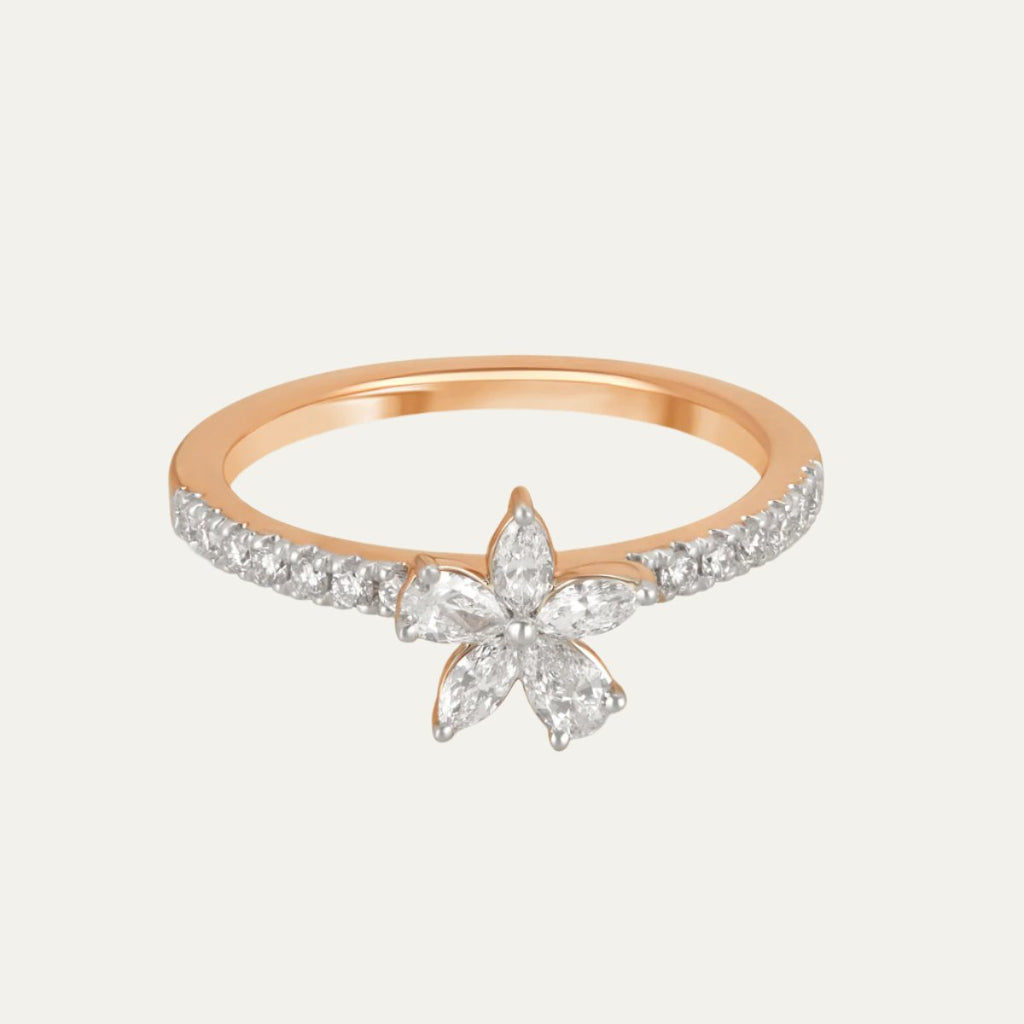 design price aukera dazzling bloom ring